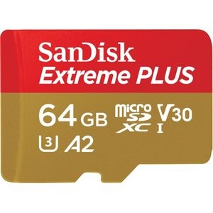 SanDisk Extreme PLUS 64GB microSDHC 存储卡