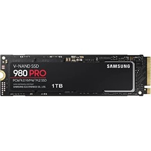 SAMSUNG 980 PRO 1TB PCIe NVMe Gen4 M.2 固态硬盘