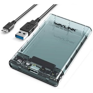 WAVLINK SATA 2.5吋硬盘 外置硬盘盒 透明设计