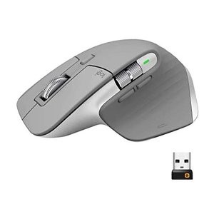 Logitech MX Master 3 无线办公鼠标 电磁滚轮, 更科学拇指键