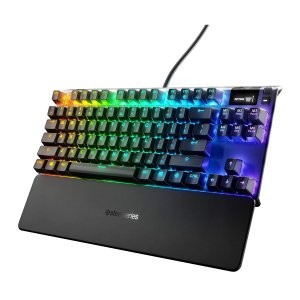 史低价：SteelSeries Apex Pro TKL 游戏键盘 带OLED显示屏