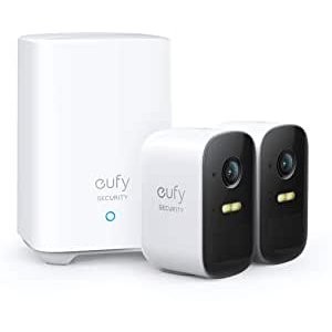 eufy Security 2C 家庭安全系统 2×1080P摄像头+Hub