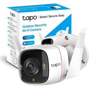 TP-Link Tapo 2K 4MP QHD 室外有线安全摄像头