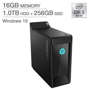 Lenovo Legion 5 台式机 (i5-10400, 1660S, 16GB, 256GB+1TB)