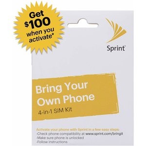 Sprint Sim卡套装 话费$35/月起