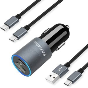Worsors 45W QC3.0&PD 双口车载充电器