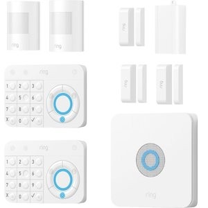 Ring Alarm 家庭安保警报9件套 送3代Echo Dot