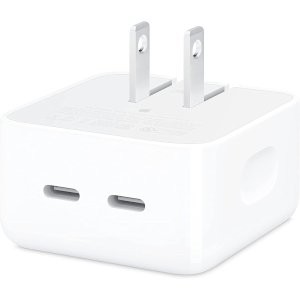 Apple 35W 双 USB-C 端口小型电源适配器 无需二次握手