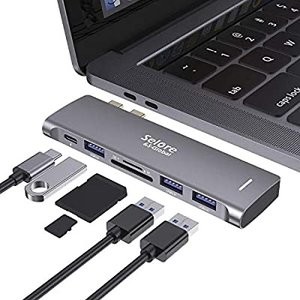 Selore type c 6合1 拓展坞 适用于MacBook