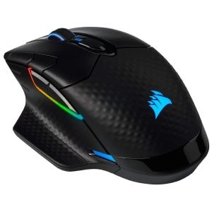 CORSAIR Dark Core RGB Pro SE 无线游戏鼠标 18000DPI Qi充电
