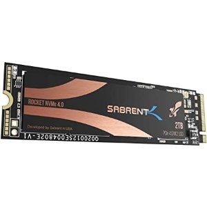 Sabrent 2TB Rocket NVMe 4.0 Gen4 PCIe M.2 内置固态硬盘