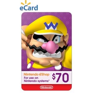 Nintendo eShop $70 电子礼卡, 逢eshop特卖折上折