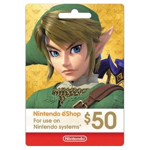 Nintendo eShop $50 电子礼卡, 逢eshop特卖折上折