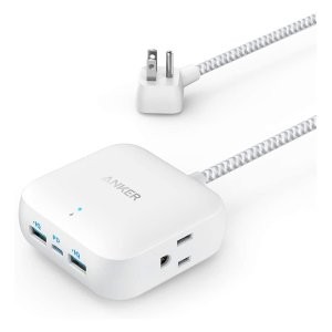 Anker 30W 美标插座延长线 支持PD USB C/USB A充电