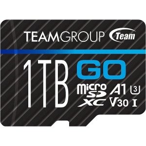 TEAMGROUP GO 1TB Micro SDXC UHS-I U3 V30 储存卡
