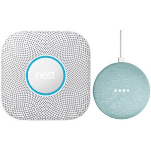 Nest Protect 烟雾及一氧化碳探测器 + Google mini