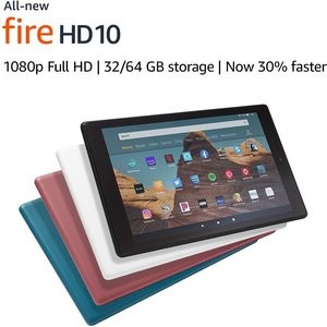 Amazon Fire HD 10 32GB Alexa语音平板电脑