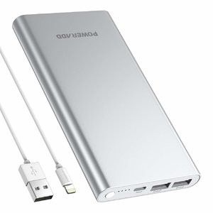POWERADD 超薄12000mAh大容量充电宝, 可同时充两部设备