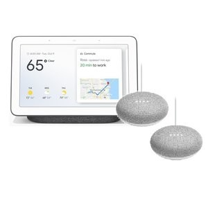 Google Home Hub + 2 X Google Home Mini 智能音箱