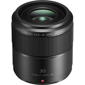 Panasonic Lumix G Macro 30mm f/2.8 O.I.S. 镜头 带UV滤镜