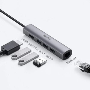 Anker 五合一 USB C扩展坞 3xUSB, 1xHDMI, 1x网线接口