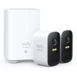 eufy Security 2C 家庭安全系统 2×1080P摄像头+Hub