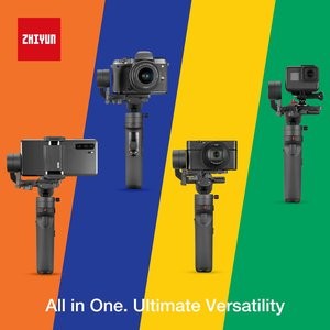 智云 Crane M2 三轴稳定器 可以装卡片机、运动相机、手机