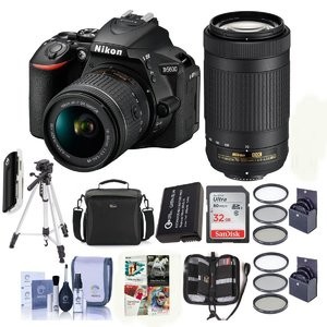 Nikon D5600 18-55&70-300mm 双镜头套装大促 低至$739