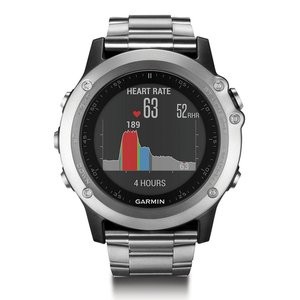 Garmin Fenix 3 HR 多功能户外GPS智能腕表 双表带
