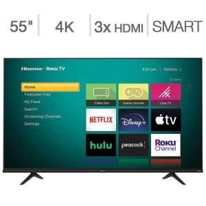 Hisense 55" R7G5 4K HDR Roku TV 智能电视