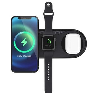 UUTO 3合1无线充电器 手机+手表+AirPods同时充 15W