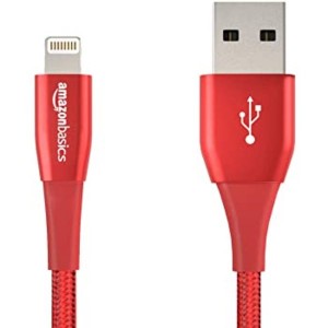 AmazonBasics MFi认证 Lightning 数据线 4" 12条