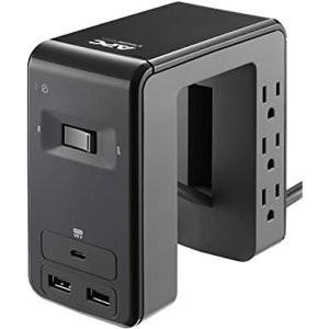 APC 防电涌多头插座 1×USB-C, 2×USB-A, 6×插口