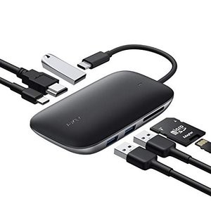 AUKEY USB C 7合1 扩展坞 最高100W PD 直通