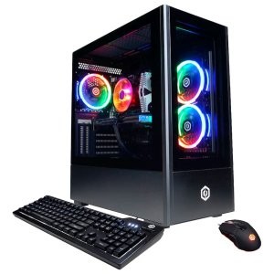 CyberPowerPC 台式机 (i7-10700F, 3060Ti, 16GB, 500GB+1TB)