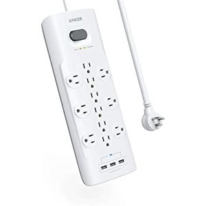 Anker 12×插口+3×USB 电涌保护插排