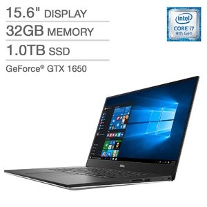 Dell XPS 15 超级本 (i7-9750H, 1650, 4K OLED, 32GB, 1TB)