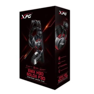 XPG EMIX H30有线游戏耳机 + OLOX F30放大器