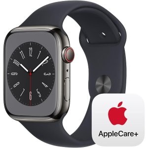 史低价：Apple Watch Series 8 GPS + Cellular 45mm M/L 不锈钢表壳