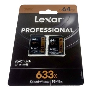 Lexar 64GB Professional Class 10 UHS-I U1 633x SD存储卡