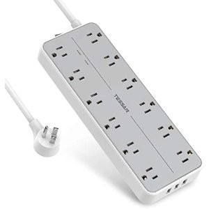 TESSAN 插座 12x充电端口 3xUSB-A