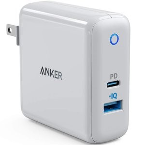 Anker PowerPort Speed+ Duo 双口电源适配器 支持PD