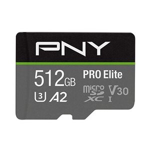 PNY U3 Pro Elite MicroSD 储存卡 512GB