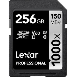 Lexar 256GB Professional 1000x UHS-II SDXC 储存卡