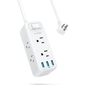 Anker 6×AC 3×USB 电涌保护插座