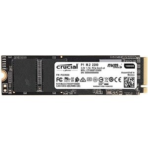 Crucial P1 1TB 3D NAND NVMe PCIe M.2 固态硬盘