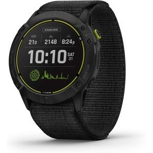 新品首降：Garmin Enduro GPS 太阳能充电智能手表 钛金板