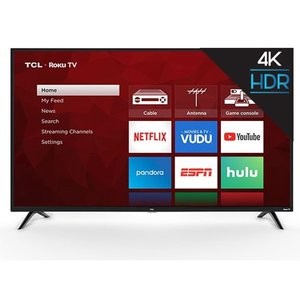 TCL 75S421 75吋 4K HDR LED ROKU 智能电视