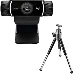 Logitech C922 Pro 1080P 专业流媒体摄像头 带三脚架