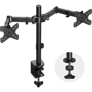 USX MOUNT 双屏显示器支架 17.6lbs 13-27" 50-100mm VESA